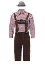 82342 Braun (Mütze+Oberteil+Latzhose)