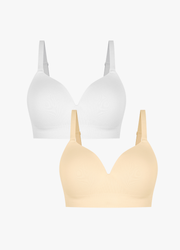 Beige-Weiß