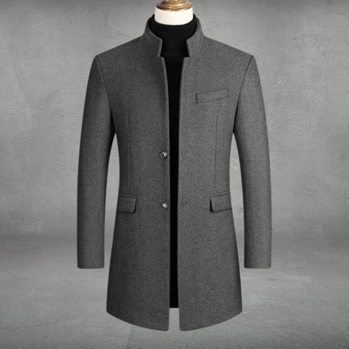 Bastian | Herren Elegante Winterjacke mit Knöpfen